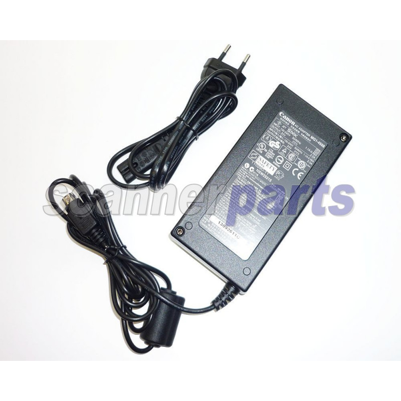 AC Adapter for Canon DR-C, DR-F, DR-M, ScanFront 300, 330, 400 Series