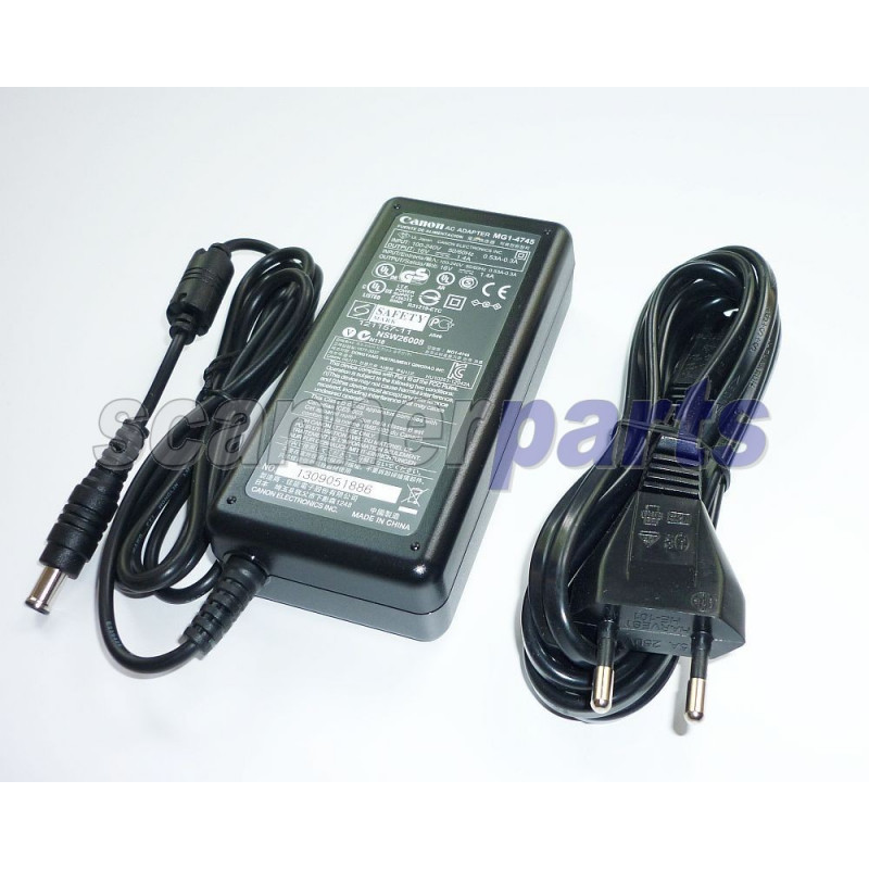 thumbnail image 2 of 16V AC/DC Adapter For Canon DR-C225 DR-C225W Scanner – 6ft Cord – PwrON 2 of 3