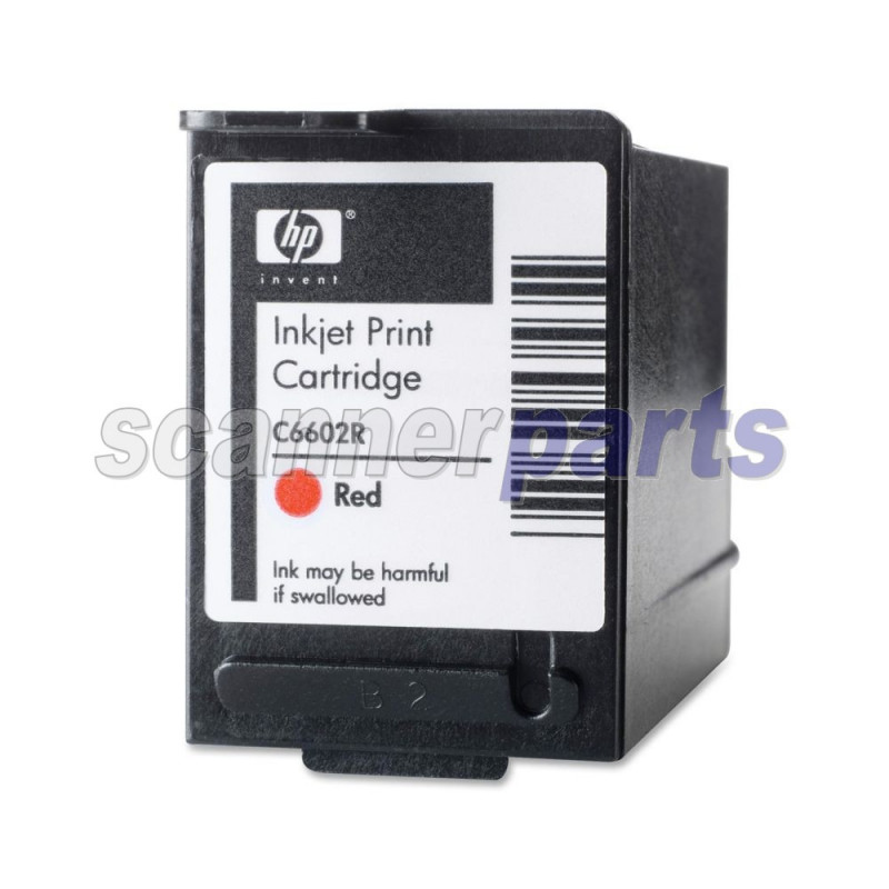 Red Ink Cartridge for Canon DR-6080C, DR-7580, DR-9080C, DR-X10C (with Imprinter)