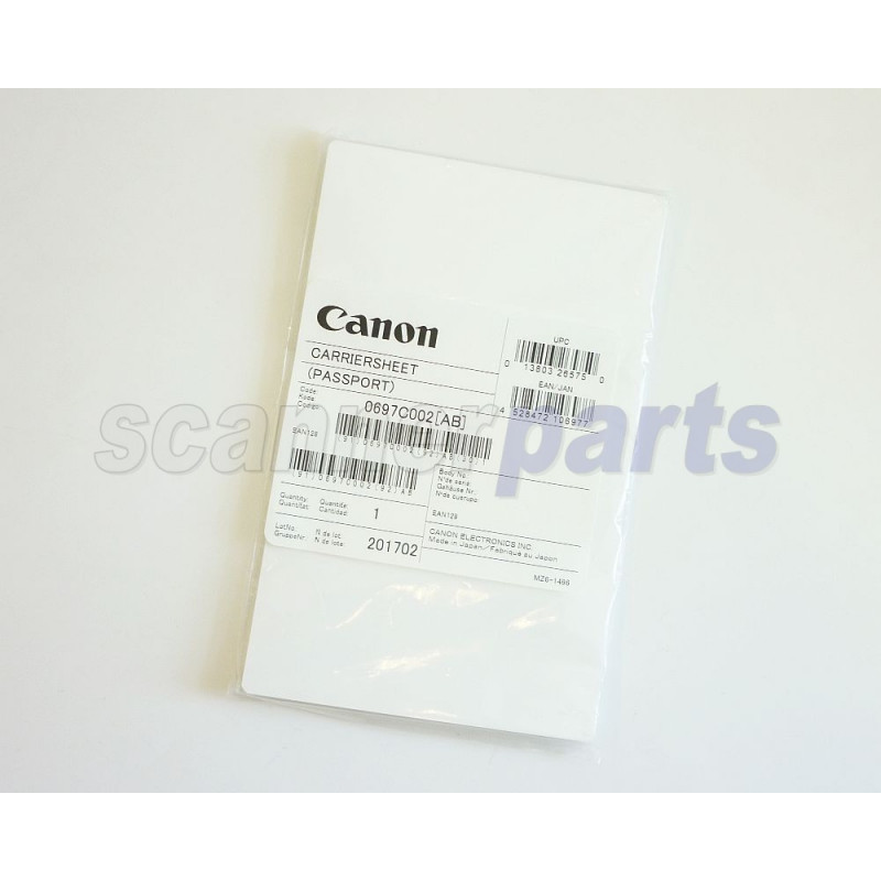 Carriersheet Passport Canon ScanFront 400, DR-C240