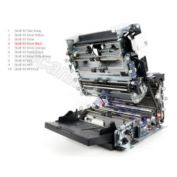 Shaft Assy-Drive Black for Kodak i4200, i4250, i4600, i4650