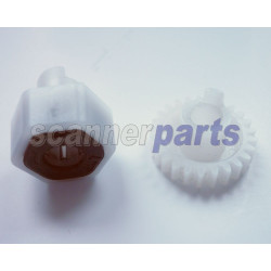 Clutch and Gear for Plustek SmartOffice PL1200, PL3000, PL7000, PL7500